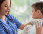 Giving a Vaccine to a Little Boy